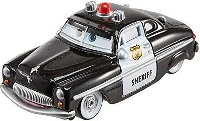 Obrázek produktu pro Disney Pixar Cars FLM15, Policejní auto, 3 rok/roky, Plast, Kov, Černá, Bílá