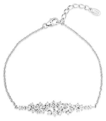 Productafbeelding van Luxe zilveren armband met kubische zirkonia, model Classics SC615