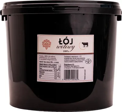 Zdjęcie produktu dla Łój wołowy premium 5 kg - Schronisko Bukowina