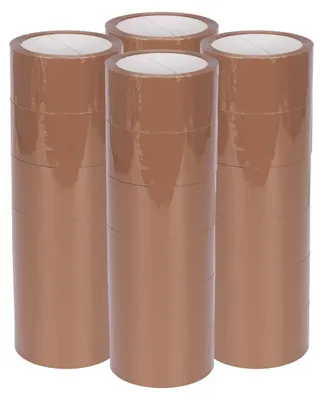 Immagine prodotto di Nastro adesivo professionale per imballaggio, 24 rotoli, marrone, 50 mm x 66 m