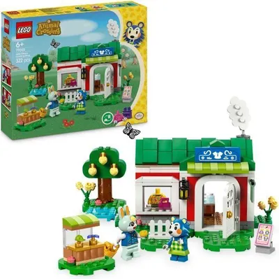Produktbild von LEGO Animal Crossing Boutique de vêtements des soeurs Doigts de Fée 77055, 2 Minifiguren, Bauspielzeug ab 6 Jahren