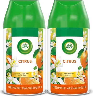 Produktbild von Airwick Lufterfrischer Nachfüller Freshmatic Max Citrus 2x 250ml