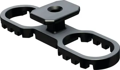 Produktbild von Konsta Terraflex Abstandhalter 9 mm für Alu-Unterkonstruktion mit Bohrschraube C1 4,8x35 mm 1 Pack = 120 Stück