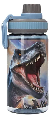 Produktbild von Dino World + Action 0413989, Tägliche Nutzung, 500 ml, Schwenkbarer Deckel, Silikon, Polypropylen (PP), Tritan, Edelstahl, Mehrfarbig, Kind