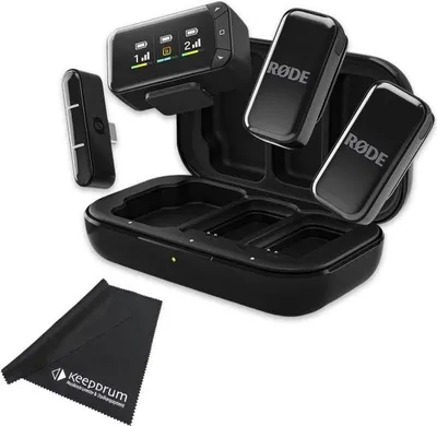 Produktbild von Rode Wireless Micro Camera Kit Mikrofon-System mit Mikrofasertuch