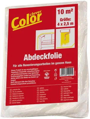 Produktbild von Abdeckplane 4x2,5 m transp, Clever Color 4 my