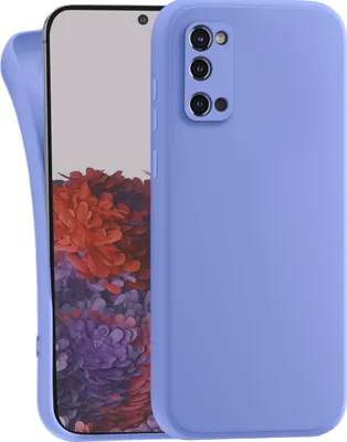 Produktbild von Hülle für Samsung Galaxy S20 - Handyhülle mit Kameraschutz Cover aus Silikon in Blau