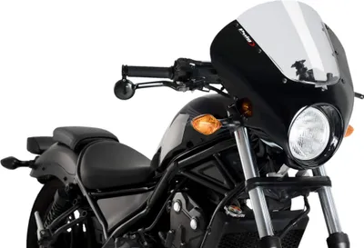 Image de Ecran transparent semi-fumé PUIG pour Honda rebel