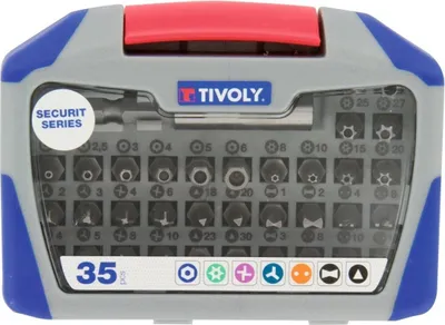 Produktbild von Schraubendreher-Bit-Set 35 Stück Sicherheitsserie - Tivoly