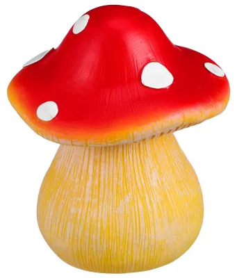 Image de Elzusha - Coffre-fort caché en forme de champignon - Imitation de pierre - Résistant à l'eau - Décoration de jardin