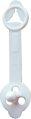 Produktbild von Briefknopf Sigma 48mm VE=1000 Stück weiß