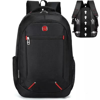 Produktbild von Rucksack 45x31x14 cm, Wasserdicht Freizeit Schulrucksack Tasche Schwarz