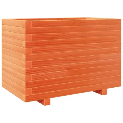 Produktbild von vidaXL Pflanzkübel Wachsbraun 70x40x49,5 cm Massivholz Kiefer
