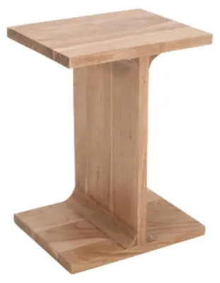Produktbild von Beistelltisch Wood aus Mangoholz - Hellbraun