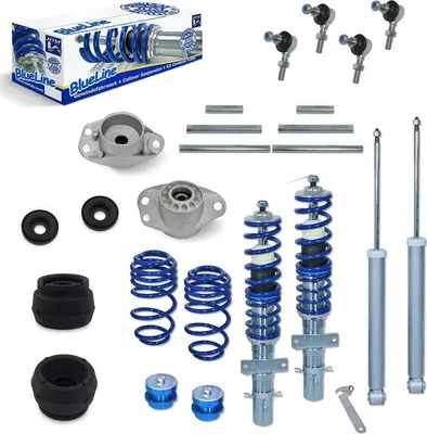 Produktbild von JOM Blueline Gewindefahrwerk Sport Fahrwerk Domlager Koppelstangen VW Polo 6R