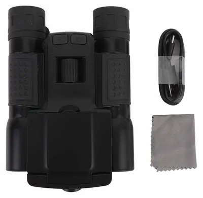 Zdjęcie produktu dla Lornetka cyfrowa 12x32 z aparatem fotograficznym, 48 MP, rozdzielczość 2,5K UHD, kolorowy ekran o przekątnej 2,4 cala, 8-krotny zoom, rejestrator wideo i zdjęć z portem USB typu C do obserwacji ptaków