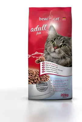 Produktbild von bewi cat Adult Fish [20 kg] Katzenfutter | Für ausgewachsene Katzen ab dem 1. Ja