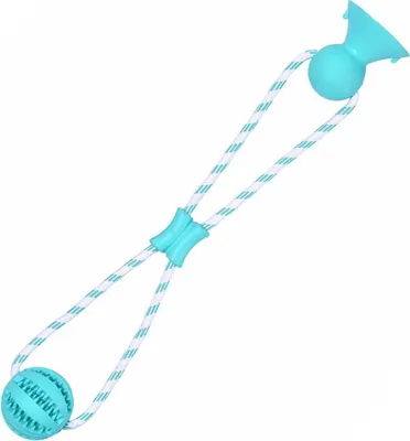 Produktbild von Pet Nova Spielzeug - Dentalball mit Saugnapf, minzgrün, 7 cm Aqua Nova