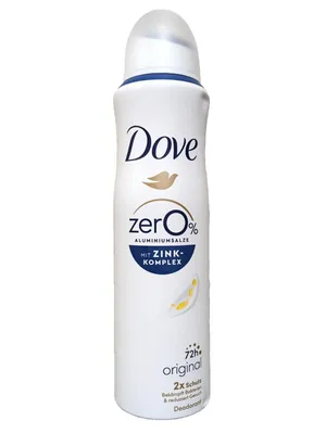 Immagine prodotto di Dove Original Deodorant con complesso di zinco, 150 ml