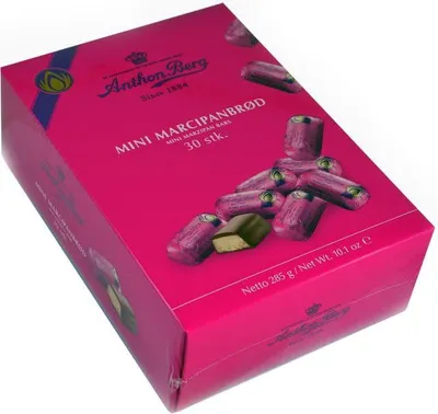 Produktbild von Anthon Berg Mini Marcipanbrød 30 Stk. 285g