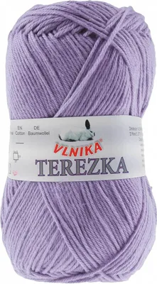 Strickgarn TEREZKA 100% Baumwolle, helllila