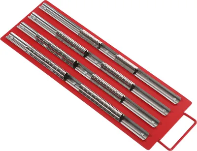 Zdjęcie produktu dla Przenośny organizer gniazd z uchwytami 1/4 cala, 3/8 cala i 1/2 cala do napraw samochodowych