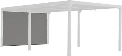 Image de Rideau latéral gris pour pergola bioclimatique PER 3630 BI et PER 3660 BI - 3,60 m