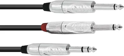 Immagine prodotto di OMNITRONIC Cavo adattatore jack/2xjack 3 m (30225220)