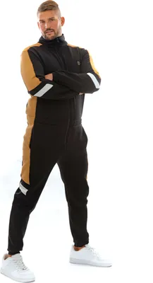 Produktbild von Herren Trainingsanzug lang Schwarzer Sand