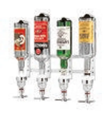 Obrázek produktu pro Paderno 44056-04, 4 lahev/lahve, Hliník, Stříbrná, Nástěnná police na víno