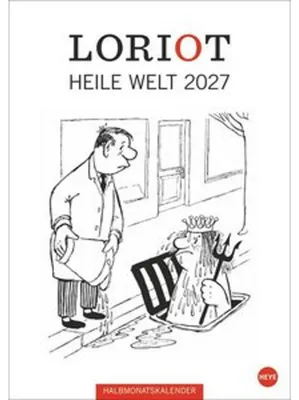 Obrázek produktu pro Loriot Heile Welt – poloměsíční kalendář 2027