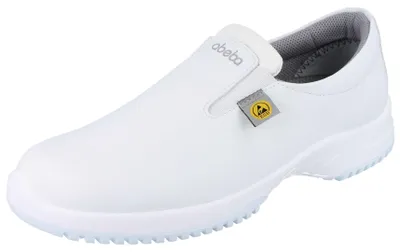 Produktbild von ABEBA Uni 6 Damen Herren Berufshalbschuhe O2 weiß - Größe: 38