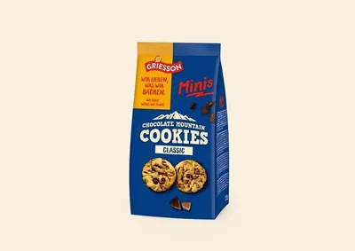 Produktbild von Griesson Chocolate Mountain Cookies Classic Minis 125g