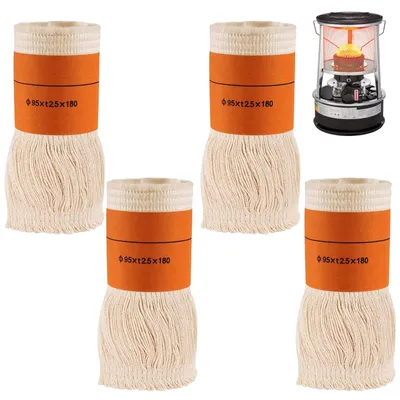 Productafbeelding van Vervangingsbrandt voor petroleumkachel - 4 stuks - voor binnenverwarmers - 95 x 2,5 x 180 mm