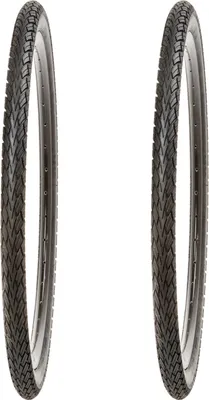Produktbild von 2 Stk. 28 Zoll Fahrradreifen 700x45c | 47-622 | 28x1.75 | 27 TPI, schwarz