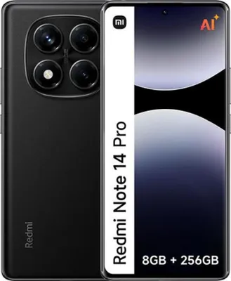 Image de Xiaomi Redmi Note 14 Pro 256GB DS Black 6.7" EU (8GB) Android