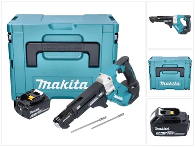 Zdjęcie produktu dla Makita DFR 551 T1J wkrętarka akumulatorowa 18 V 25 - 55 mm bezszczotkowa + 1x akumulator 5,0 Ah + Makpac - bez ładowarki