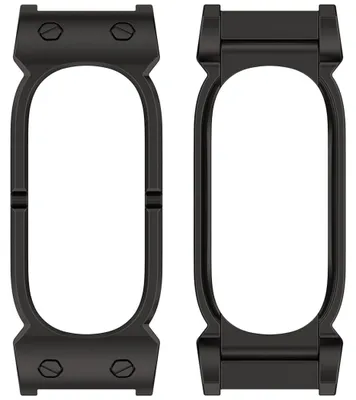Produktbild von Smartwatch Metall Rahmen für Google Fitbit Air Schutz Bumper Gehäuse Schwarz