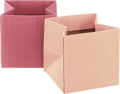 Produktbild von Blumenübertopf Blumentüte Pink Lachs 12cm Dekoration 6er Set, 6 Stück