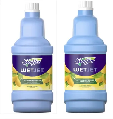 Produktbild von 2 x Swiffer WetJet Reinigungslösung Nachfüllflasche 1,25L Bodenreiniger Original