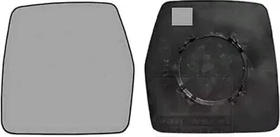 Produktbild von VAN WEZEL Spiegelglas Außenspiegel Links für FIAT Scudo Kastenwagen (220) Konvex Inneneinstellbar 1610833