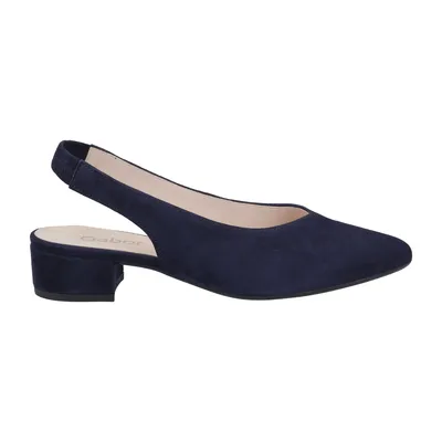 Produktbild von Gabor Peeptoes & Slingpumps 1.520.16, Rauleder, Blau, Damen