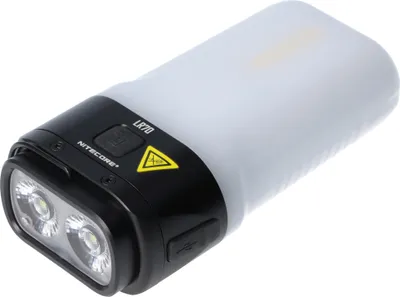 Zdjęcie produktu dla Latarka LED Nitecore LR70, łączy w sobie latarkę, latarnię kempingową i power bank w jednym, maks. jasność 3000 lumenów