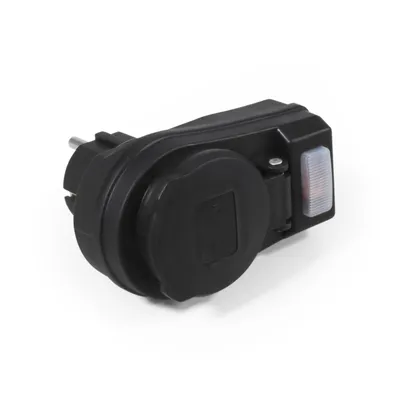 Obrázok produktu pre Zásuvkový adaptér McPower s vypínačom, 230V/3500W, IP44 - na vonkajšie použitie