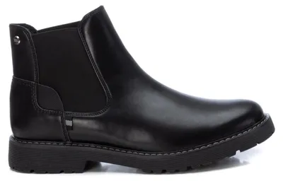 Imagen del producto de Botas Chelsea de cuero con paneles elásticos laterales