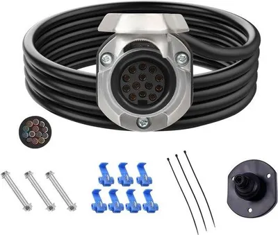 Productafbeelding van Aanhangwagenstekker 7-polig, universeel 12V/24V