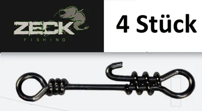 Produktbild von Zeck Twistlock Snap 72kg 4 Stück Karabiner