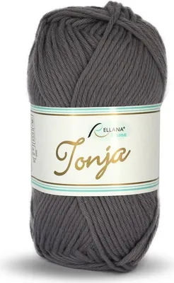 Produktbild von Rellana Tonja,Topflappengarn,Schulgarn,100% Baumwolle,50g/85m 315 grau