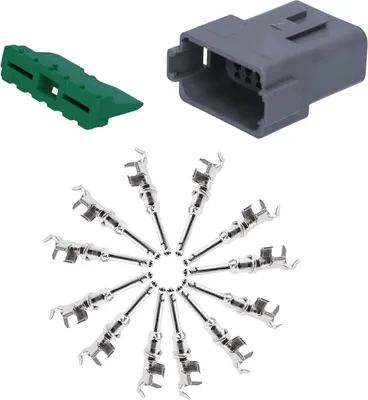 Productafbeelding van KALI-1212-P Duitse DT-connector, set met 12 pinnen