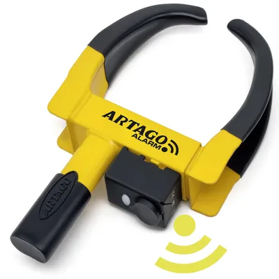 Image de ARTAGO ART872 Cadenas à griffe avec alarme de 120 dB et LED pour voitures et remorques